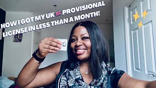 How I got my UK Provisional Driving License after 2 years of living in the UK [upl. by Fabrice]