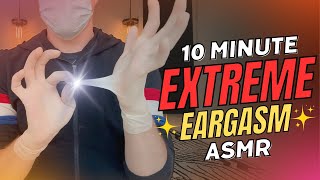 10 Minute Extreme Eargasm  Latex Glove Sounds ASMR [upl. by Enaed]