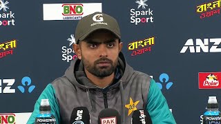 Babar Azam amp Sridharan Sriram Media Conference Hagley Oval  Post T20I 6  Pakistan v Bangladesh [upl. by Asilram]