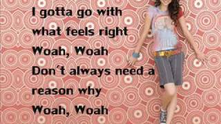 Selena Gomez  quotIntuitionquot With Lyrics On Screen FULL SONG [upl. by Busiek]