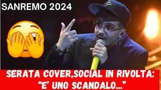 SANREMO 2024 Serata Cover Il Pubblico fischia il vincitore  Angelina Mango incanta [upl. by Dieball]