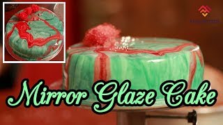 No gelatin amp No Agar Agar Natural Mirror Glaze Cake [upl. by Tombaugh]