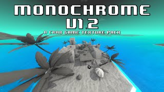 Monochrome V12  Crab Game Texturepack [upl. by Leiuqese160]