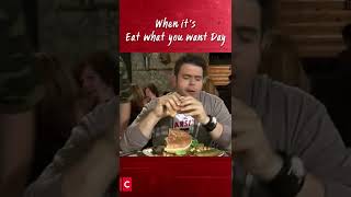 When its Eat what you want day we eat like Adam from Man vs Food TLC TLCIndia ManvsFood [upl. by Ettenowtna103]