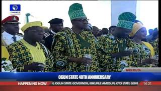 APC Natl Chairman Oyegun Renders Toast At Ogun 40th Anniversary [upl. by Haet]