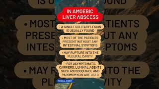 In Amoebic liver abscess [upl. by Ajoop]