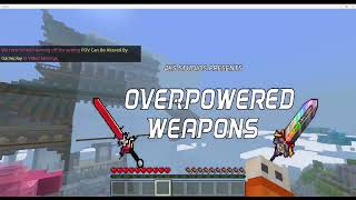 OVERPOWERED WEAPONS Tutorial Walkthrough in Minecraft Marketplace [upl. by Annig]