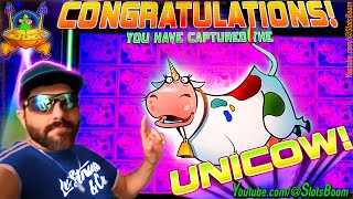 I GOT IT LIVE UNICOW MAX BET FREE GAMES  Invaders Attack From the Planet Moolah CASINO SLOTS [upl. by Colleen]