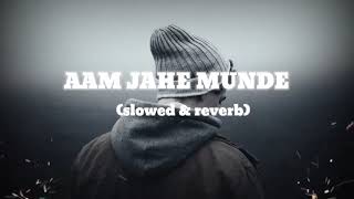 Aam Jahe Munde slowed reverb Parmish Verma featPardhaan  RBY [upl. by Ronile]