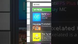 Best Optifine For MCPE 121 🔥 Fps Boost Its Kafus [upl. by Airdnalahs]