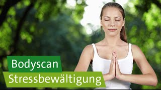 Stressbewältigung – Achtsamkeitsübung Bodyscan  angeleitete Körperreise [upl. by Anissa889]