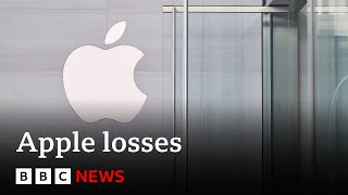 Apple iPhone sales fall in nearly all countries  BBC News [upl. by Diogenes]