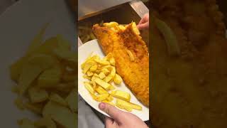 Large Fish and Chips 🤤 fishandchips haddock food [upl. by Malorie]