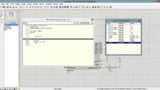 Aula 04  Microcontroladores  Video 2  Debugando seu código no proteus [upl. by Ahsiemaj38]