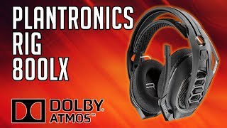 Plantronics RIG 800LX  DOLBY ATMOS Wireless Gaming Headset Review [upl. by Chapen]