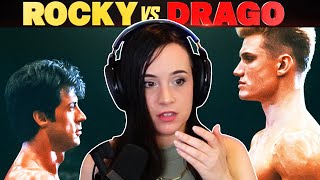 Rocky IV Rocky vs Drago  MOVIE REACTION First time watching [upl. by Emilie]