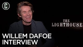 The Lighthouse Willem Dafoe Interview [upl. by Annabell]