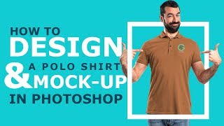 How To Design a Shirt amp Mockup In Photoshop [upl. by Cresida]