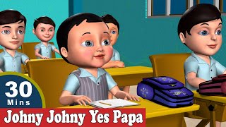 Johny Johny Yes Papa Nursery Rhymes  The Best 3D Animation Rhymes amp Songs for Children [upl. by Nywg]