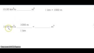 Square kilometers to square meters unit conversion 1000 km2 to m2 [upl. by Harlin]