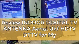 Review INDOOR DIGITAL TV ANTENNA Aerial Uhf HDTV DTTV for Myfreeview Antena Mytv DVBT2 天线 [upl. by Barn]