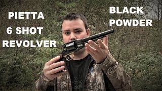 Pietta 6 Shot Black Powder Pistol [upl. by Weatherley359]