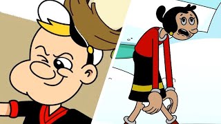 Popeye Must Follow This Spinach  Popeye For Kids  Animations For Kids [upl. by Meyeroff198]