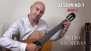 Sagreras  Book 2 Lesson No1  Classical Guitar Study  Played by Jonathan Richter [upl. by Legim77]