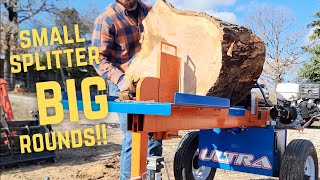 Can Eastonmade Ultra Wood Splitter Handle Massive Firewood [upl. by Asnarepse745]