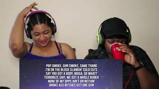 Pop Smoke  Bout A Million Lyrics ft 21 Savage 42 Dugg  Kellz and Sophia REACTION [upl. by Byrom]