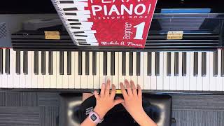 Jazzy Tune by Michela Pinner performed by Elsie T by memory on piano [upl. by Ardnic]