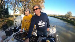 De La Bonne Team 31 Part 1 Cruising vinyl set on Canal du Midi [upl. by Noyrb]