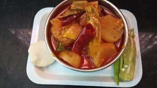 Chilakada dumpa pulusu  Sweet potato recipe in Telugu [upl. by Nnawtna]