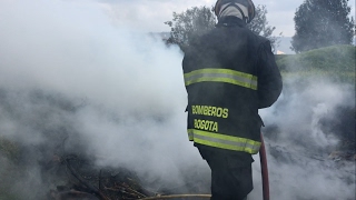 BOMBEROS EN ACCIÓN  EMERGENCIA POR QUEMA PROHIBIDA [upl. by Honig]