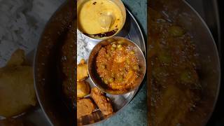 Kadhi chawal thali shorts youtubeshorts food [upl. by Worthy]