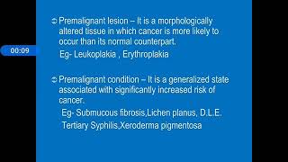 Premalignant Lesions of Oral Cavity [upl. by Deuno97]