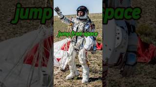 Unbelievable Space Jump Record worldrecord space shorts facts viralreels [upl. by Nauqe]