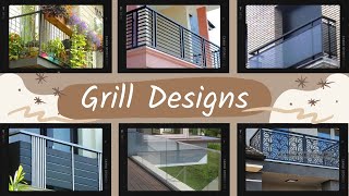 Modern Grill Designs 2024  Balcony Grill Designs  Luxury Grill for House [upl. by Ttevi]