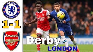 Chelsea Vs Arsenal 11 Highlight and Goals Primership match 2425 [upl. by Gusty936]