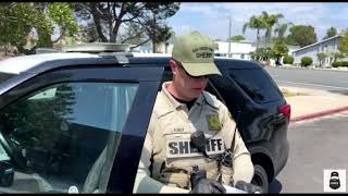 DEPUTY SHERIFF MEETS SOMEONE WHO KNOWS HIS RIGHTS AUDITOR viral sgvnewsfirst 100 [upl. by Mckee]