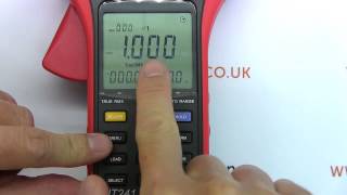 Review UNIT UT241 Power Clamp Meter [upl. by Neyugn50]