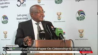 Home Affairs briefing on White Paper on Citizenship Immigration and Refugee protection [upl. by Niraa]