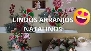 LINDOS ARRANJOS NATALINOS🎅🌲 [upl. by Jessika]