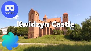 A walk around Kwidzyn Castle Poland VR180 3D Daydream [upl. by Dej204]