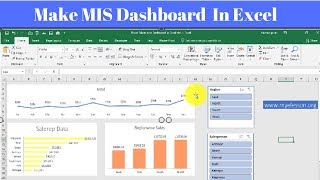 How to Create Dashboard in Excel ☑️ [upl. by Erde]