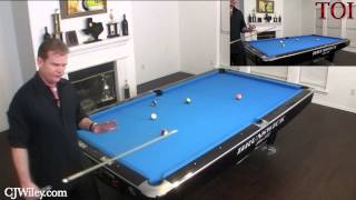 ESPN World Pool Champion Beats the 15 Ball Ghost Using the TOI Billiards System [upl. by Jakie754]