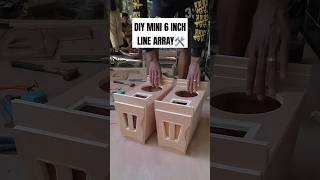 DIY LINE ARRAY 6 INCH  PEMBUATAN BOX SPEAKER LINE ARRAY [upl. by Adrahs]