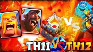 TH11 VS TH12 Max Attack Strategy 2024  Th11 VS Th12 3 Star Attack Strategy Clash of Clans [upl. by Fitzgerald396]