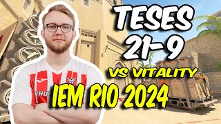 CS2 POV  HEROIC TeSeS 219 vs Vitality Anubis  IEM Rio 2024 [upl. by Tollman]