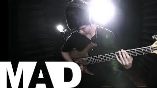 MAD Just Dance  Dirty Loops Bass Cover  Benz Worachet [upl. by Poliard]